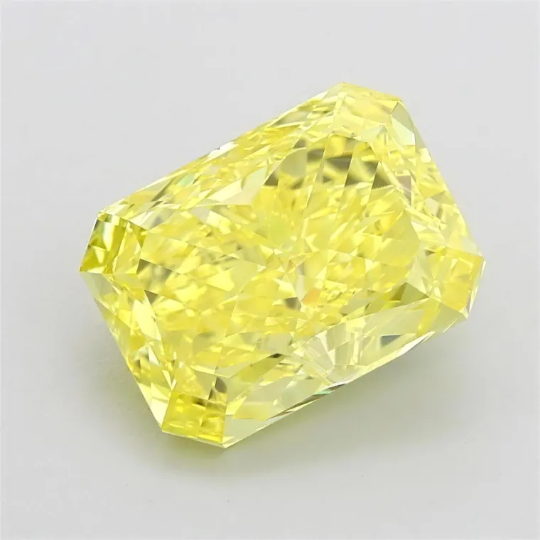 Fancy yellow radiant diamond, stock GD274-11