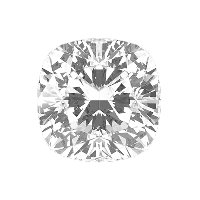 1 Cushion cut lab-grown diamond shape