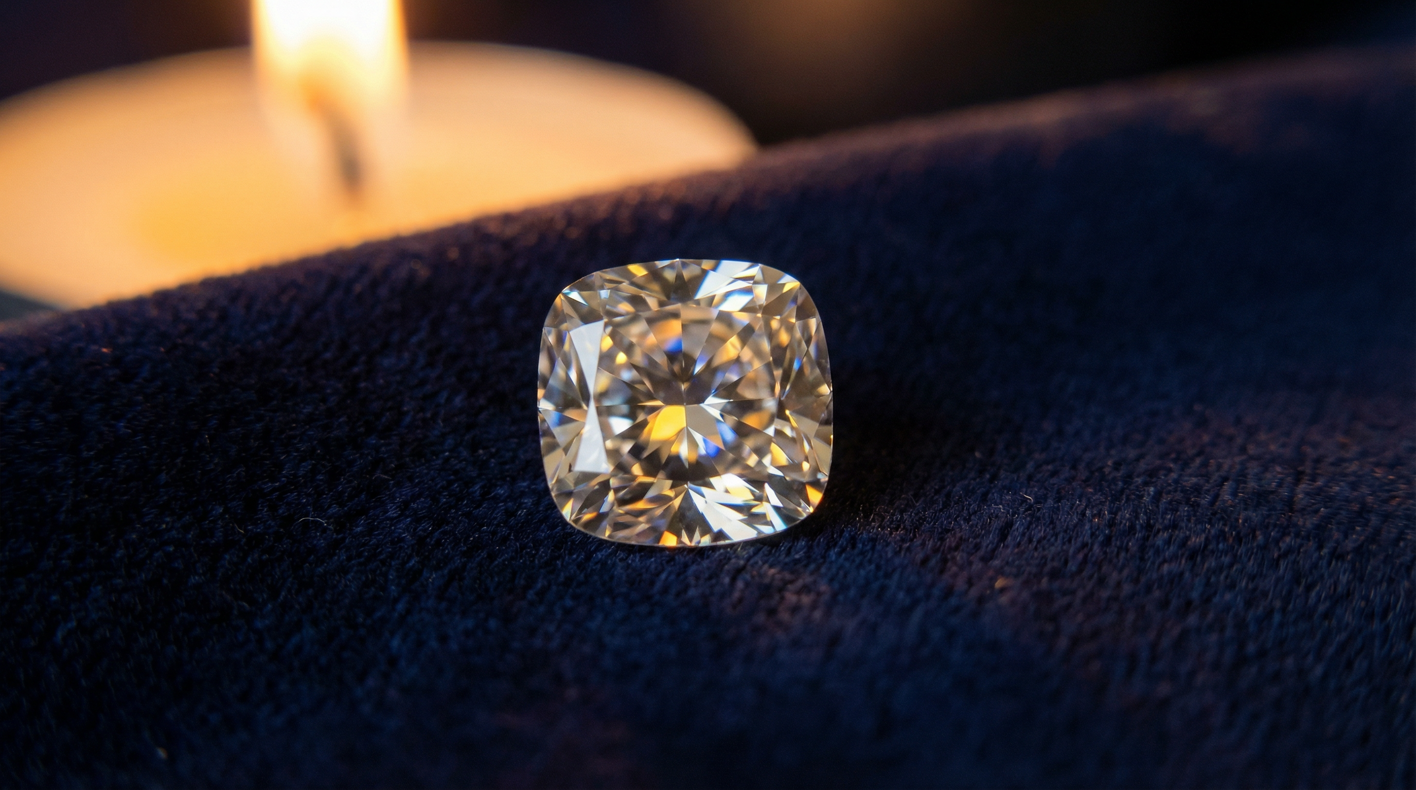Cushion cut lab grown diamonds wholesale — loose certified stones from Guru Diam