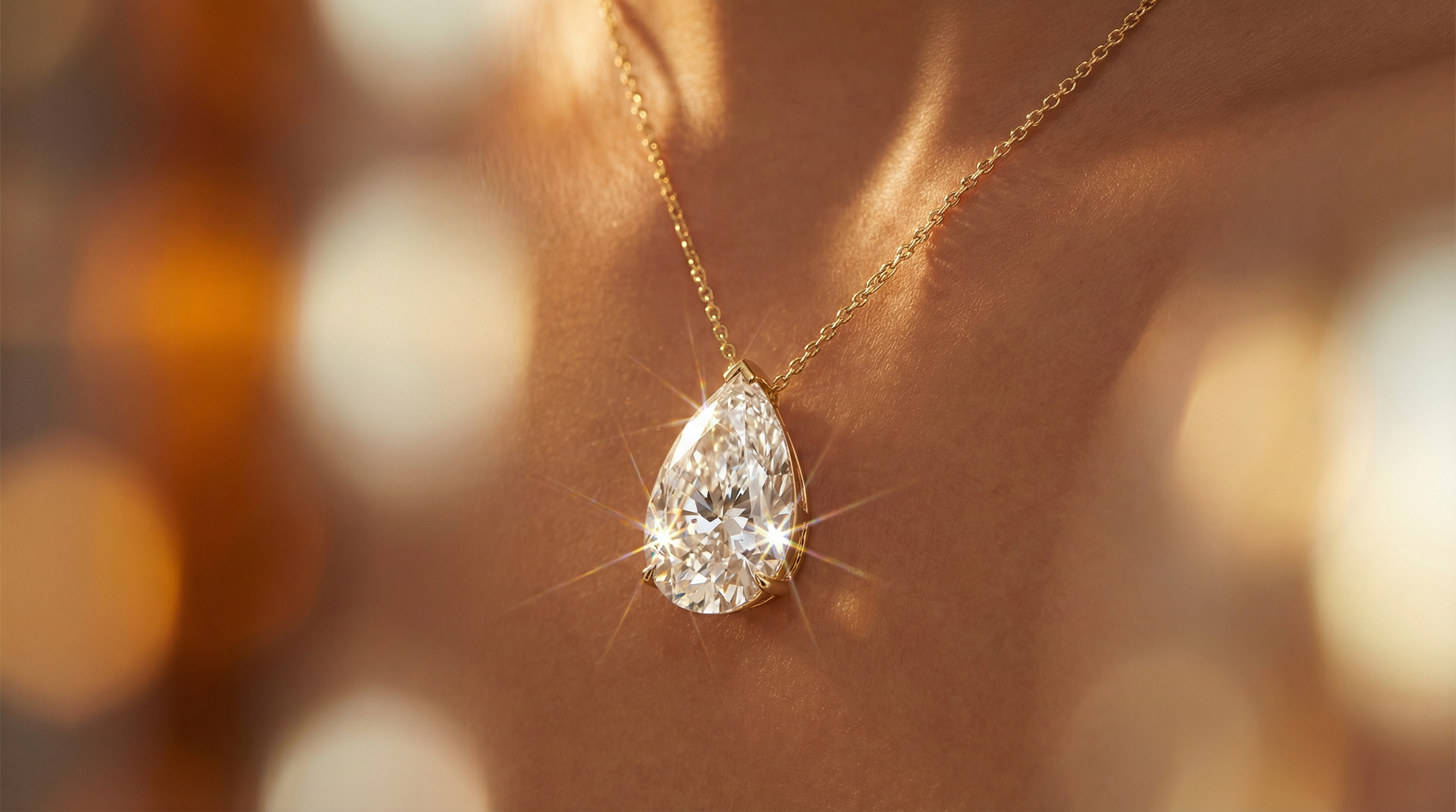 Pear cut lab grown diamonds wholesale — teardrop certified loose stones from Guru Diam
