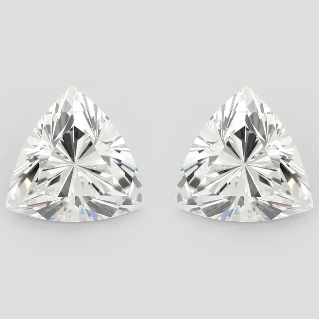Matched pair of trillion diamonds