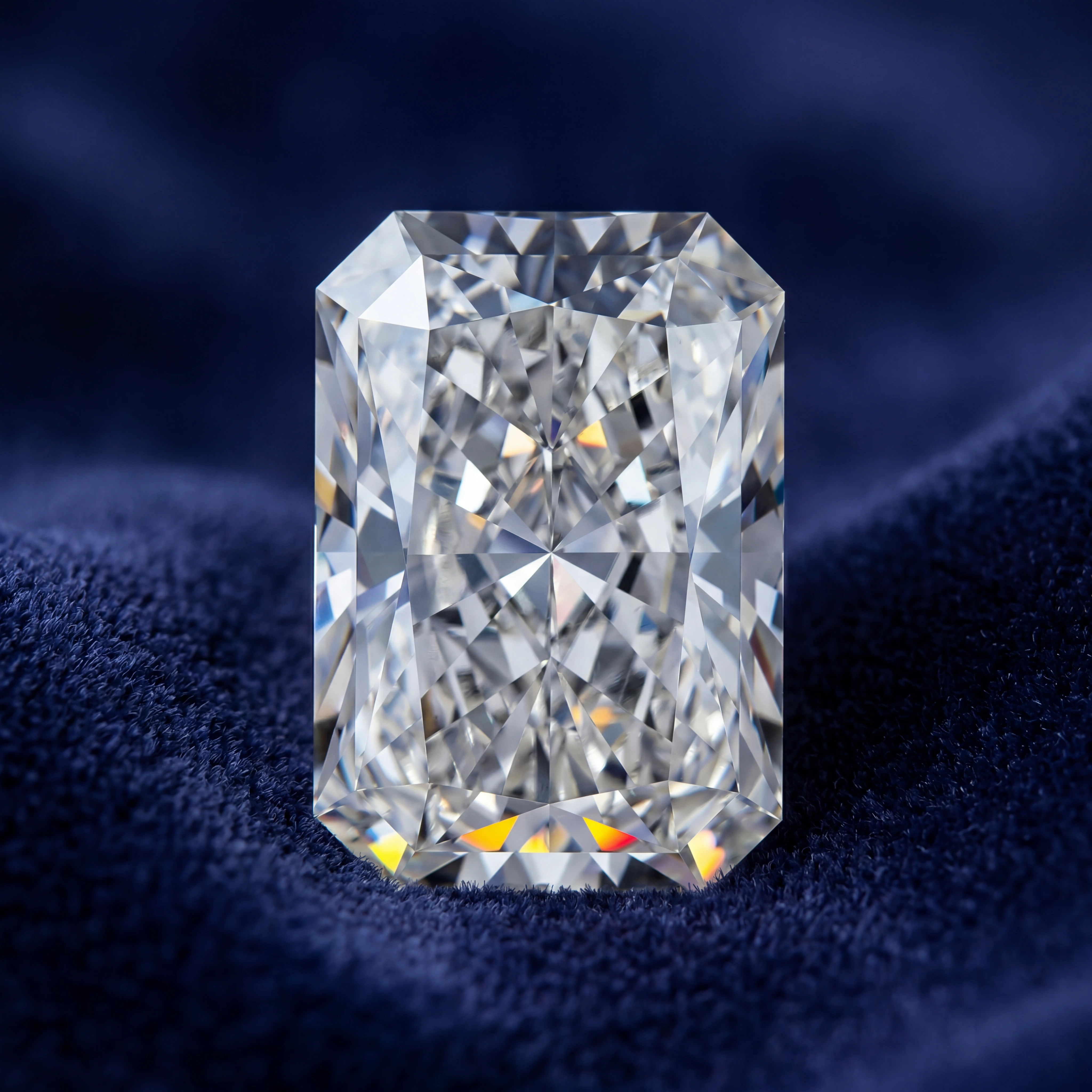 32.02 carat radiant lab grown diamond
