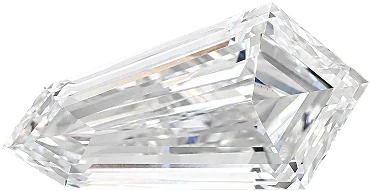 Shield cut diamond