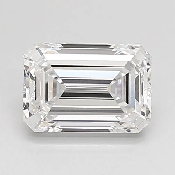 Emerald Cut lab-grown diamond, IGI certified, face-up