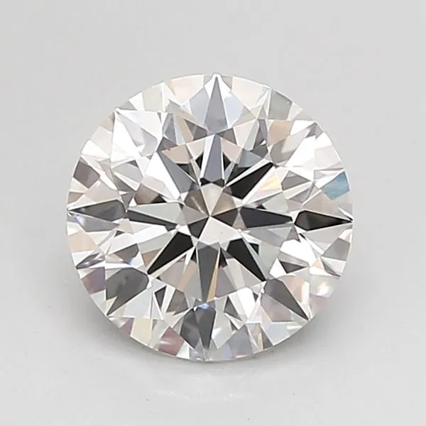 Round lab-grown diamond, IGI certified, face-up
