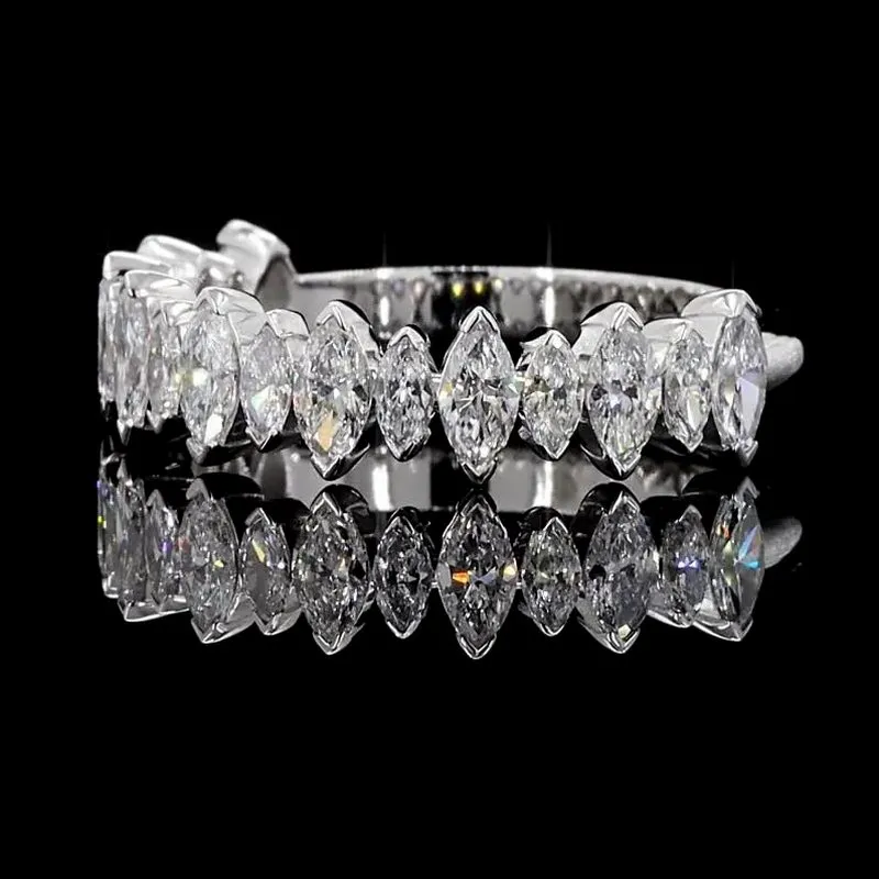Marquise Half-Eternity Band, design GD-BX-001
