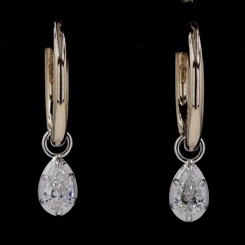 Pear Drop Earrings, design GD-DE-001
