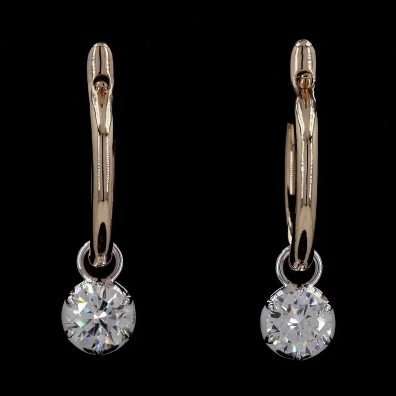 Round Drop Earrings, design GD-DE-002