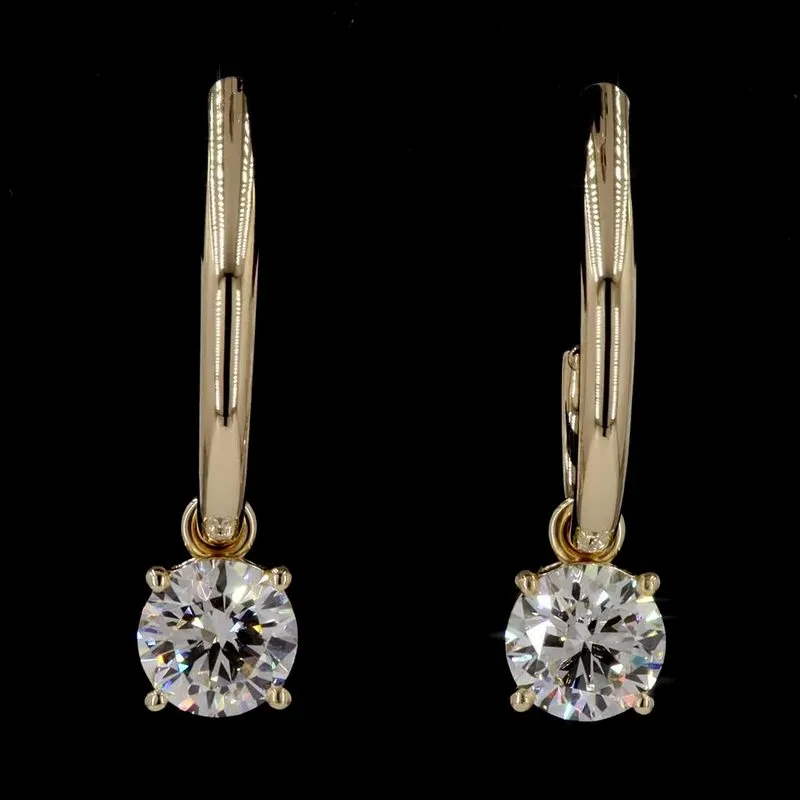 Wholesale drop earrings with diamonds