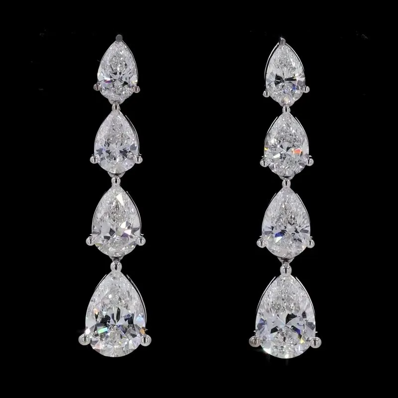Pear Drop Earrings, design GD-DE-019