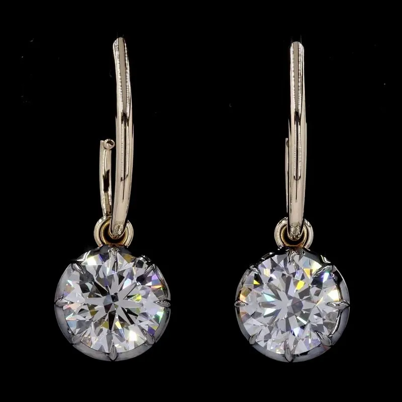 Round Drop Earrings, design GD-DE-023