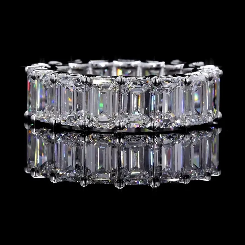 Emerald-Cut Eternity Band, design GD-EB-004