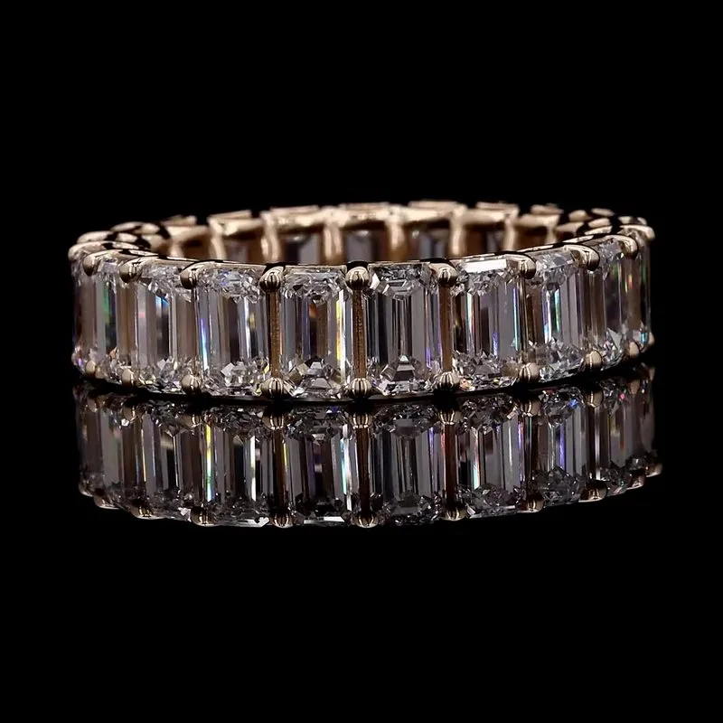 Emerald-Cut Eternity Band, design GD-EB-005