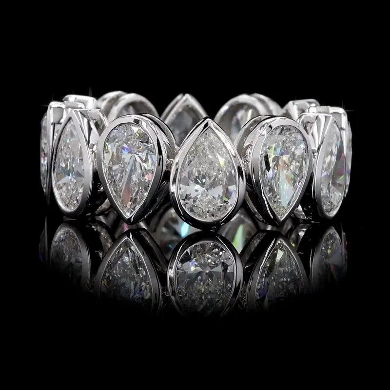 Pear Eternity Band, design GD-EB-032