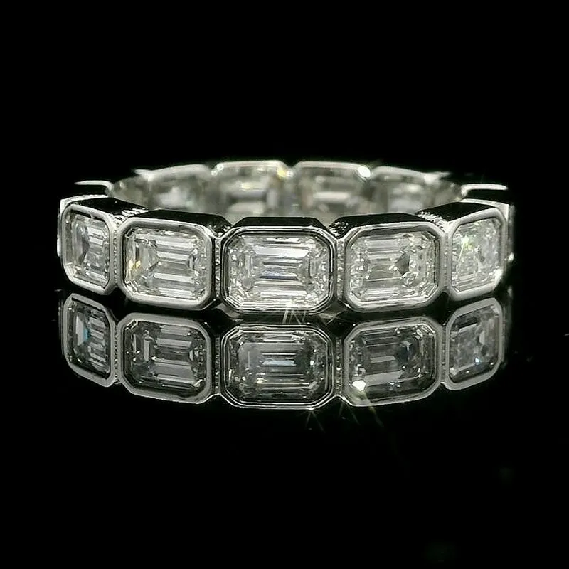 Emerald-Cut Eternity Band, design GD-EB-037