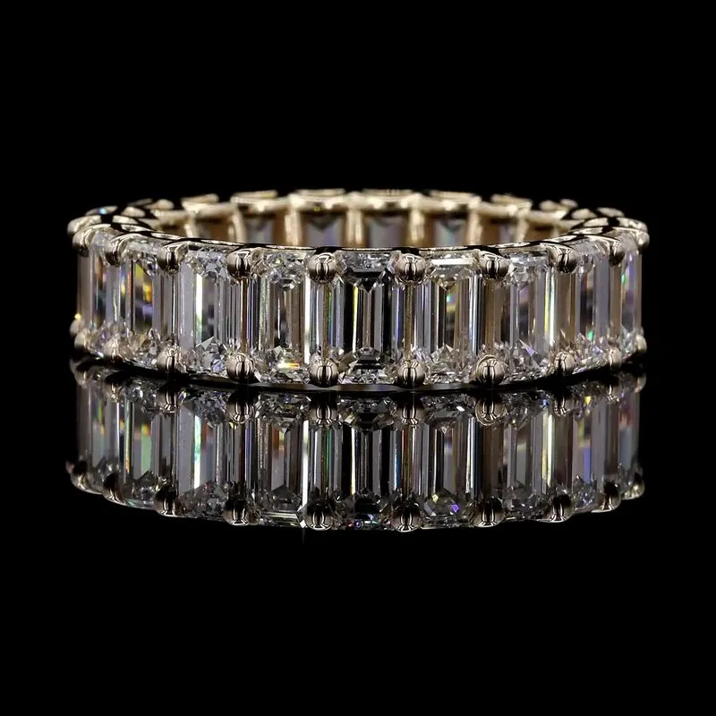 Emerald-Cut Eternity Band, design GD-EB-048