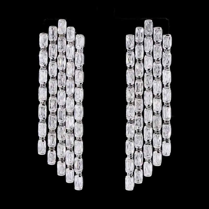 Criss Cut Chandelier Earrings, design GD-EX-004