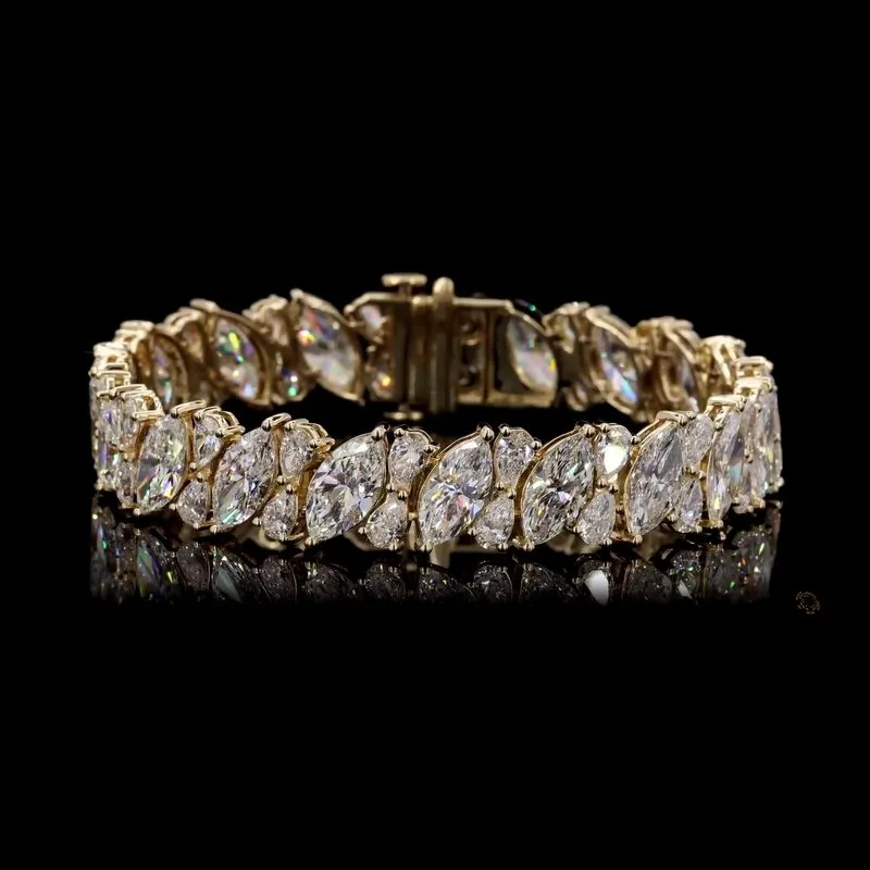 Marquise Tennis Bracelet, design GD-FB-015
