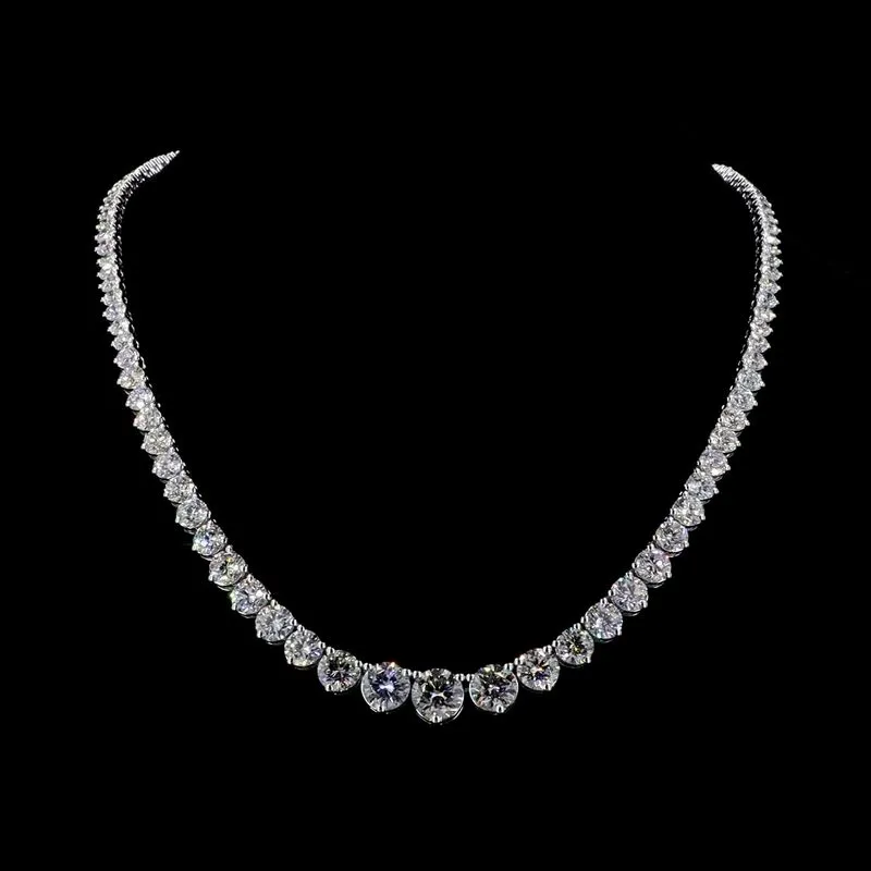 Wholesale graduated necklaces with diamonds