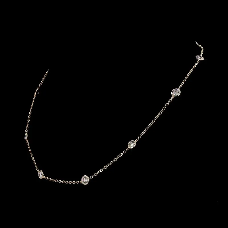 Diamond by the Yard Necklace, design GD-NX-006