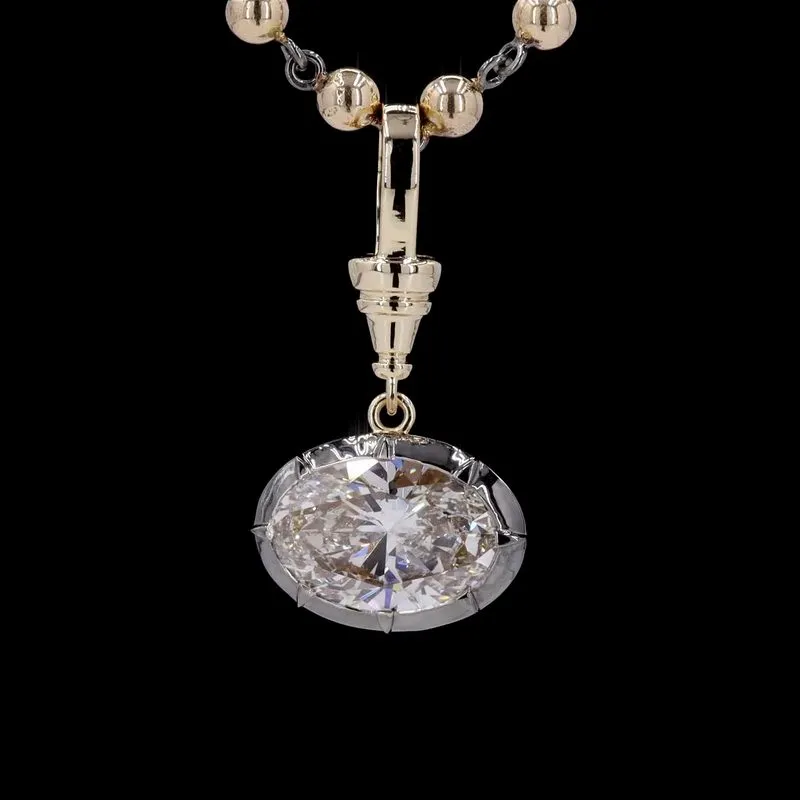 Oval Georgian Pendant, design GD-PX-009