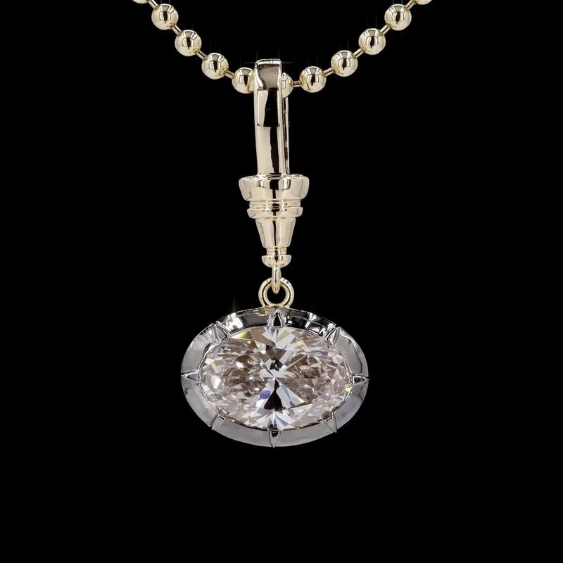 Oval Georgian Pendant, design GD-PX-012