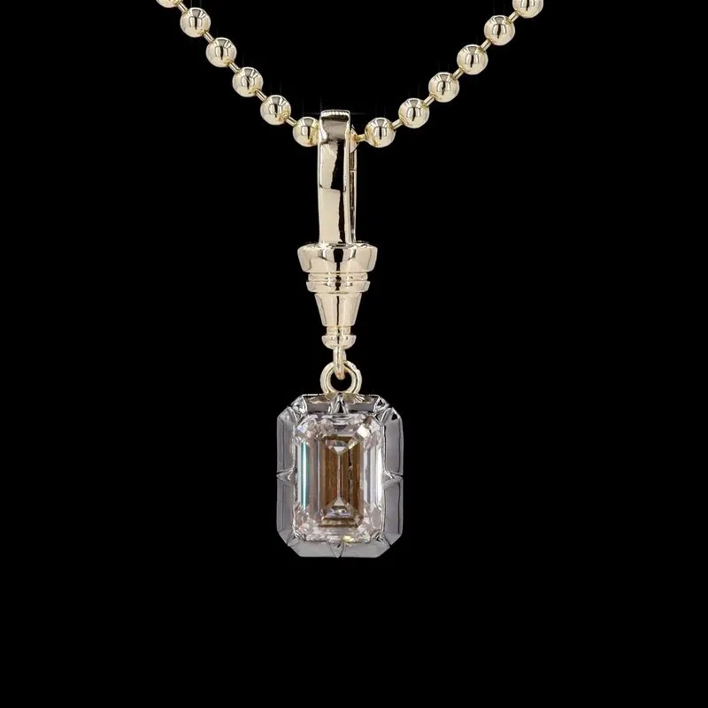 Emerald-Cut Pendant, design GD-PX-020
