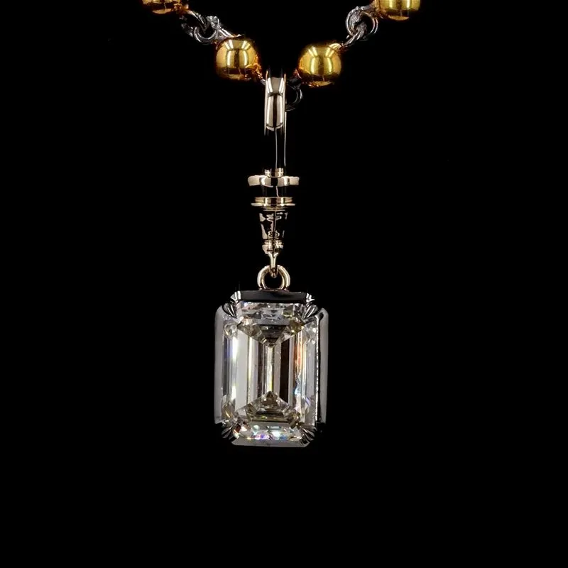 Emerald-Cut Pendant, design GD-PX-026
