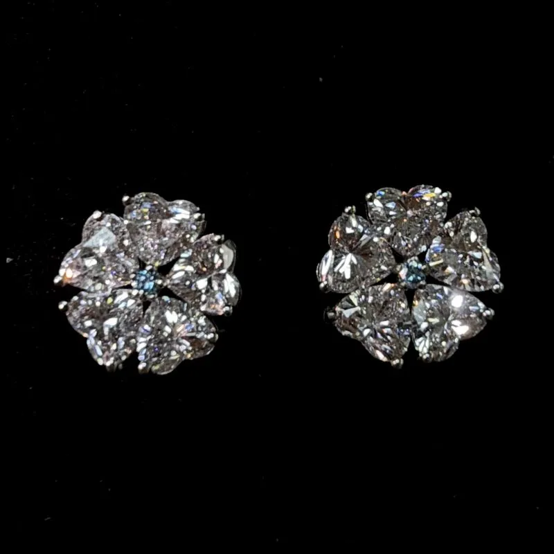 Heart Stud Earrings, design GD-SE-017
