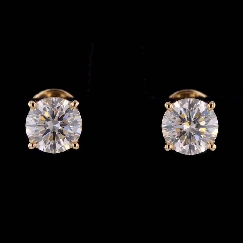 Round Stud Earrings, design GD-SE-025