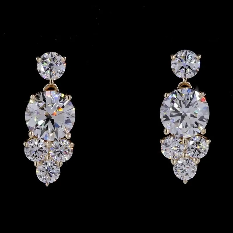 Round Stud Earrings, design GD-SE-039