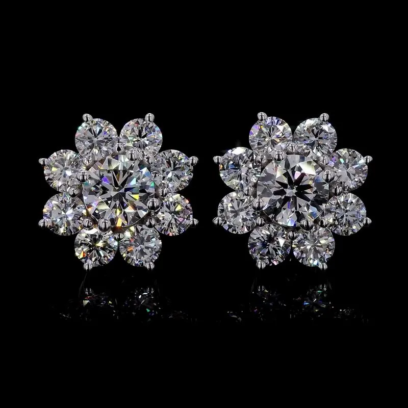 Round Stud Earrings, design GD-SE-048
