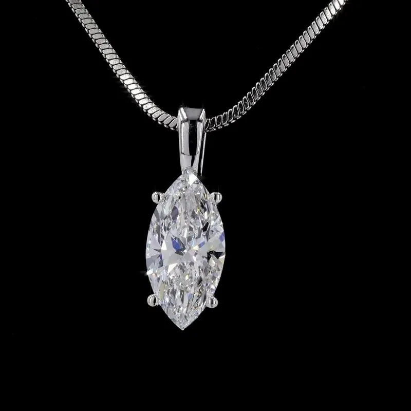 Marquise Solitaire Pendant, design GD-SP-004