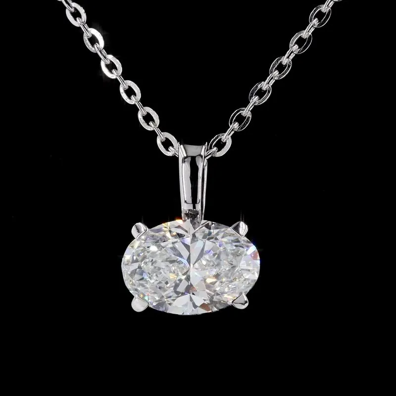 Oval Solitaire Pendant, design GD-SP-007