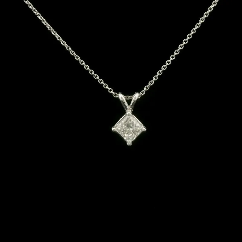Princess Solitaire Pendant, design GD-SP-015