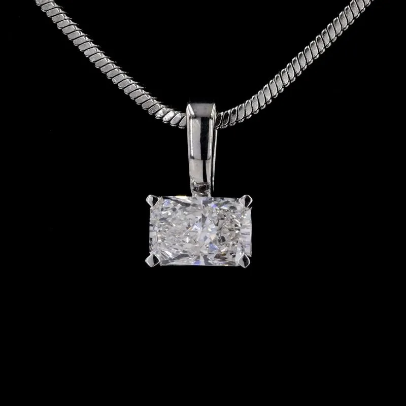 Radiant Solitaire Pendant, design GD-SP-017