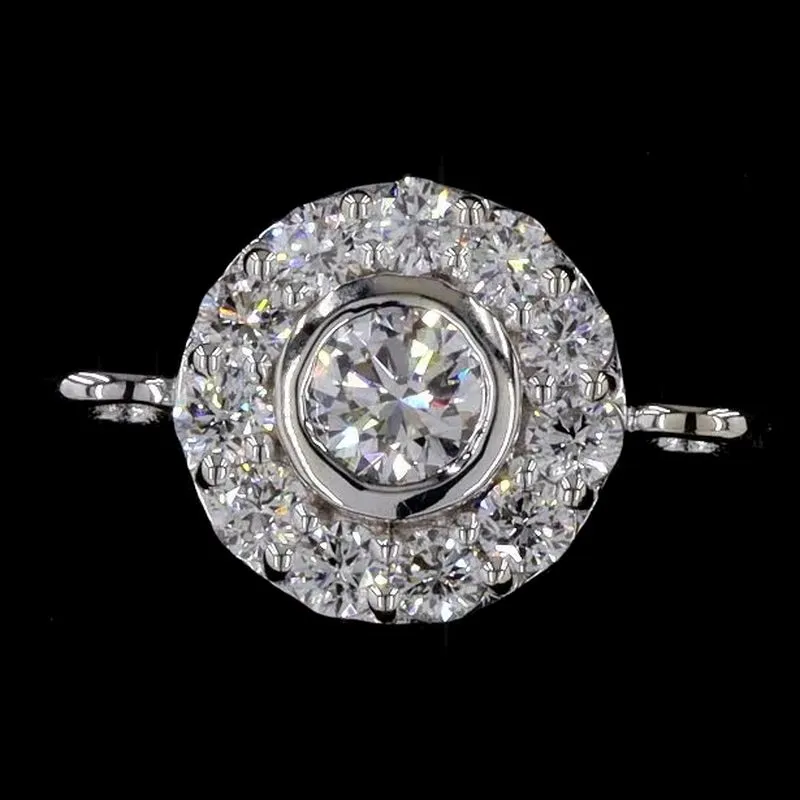 Round Bezel Solitaire Pendant, design GD-SP-043