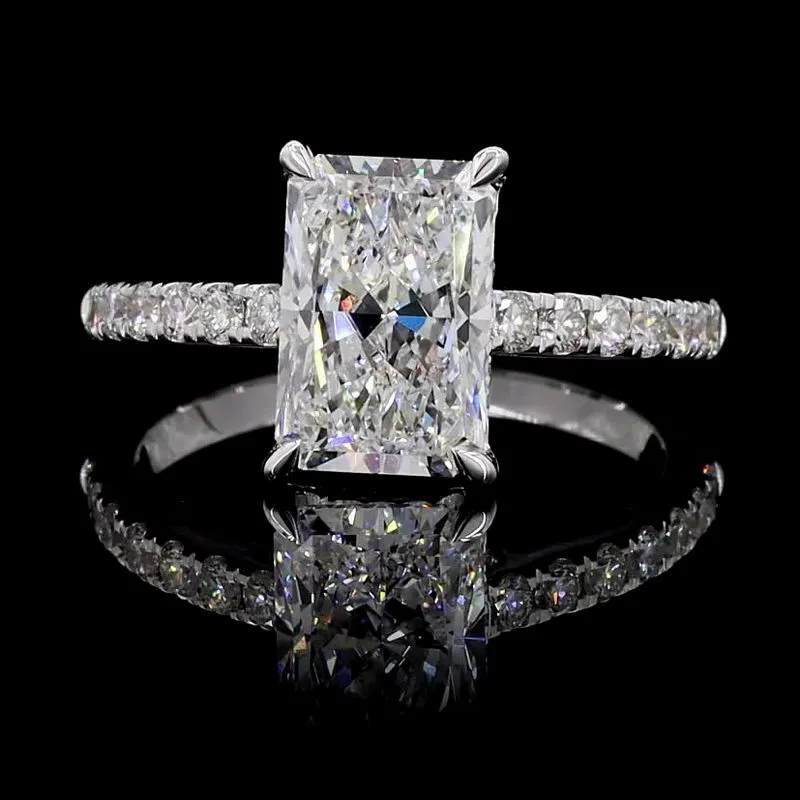 Radiant Solitaire Ring, design GD-SR-012