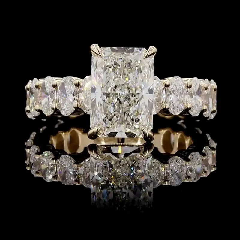 Radiant Solitaire Ring, design GD-SR-015