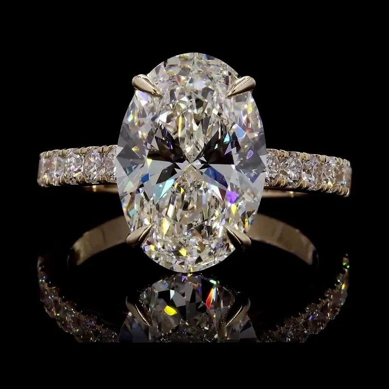 Oval Solitaire Ring, design GD-SR-020