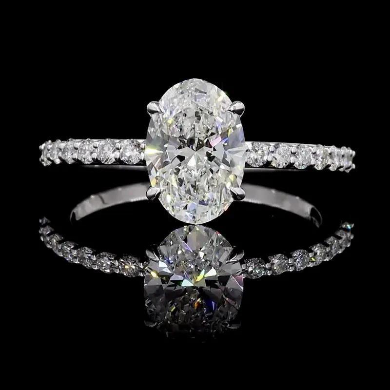 Oval Solitaire Ring, design GD-SR-030