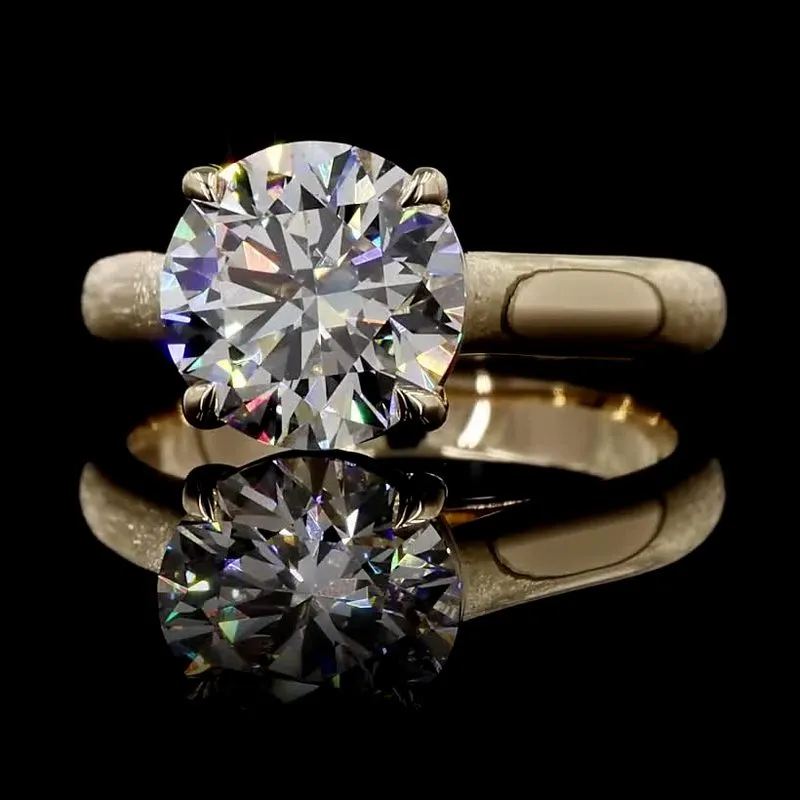 Round Solitaire Ring, design GD-SR-032