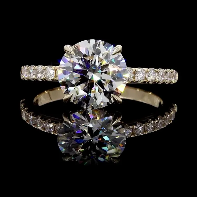 Round Solitaire Ring, design GD-SR-036
