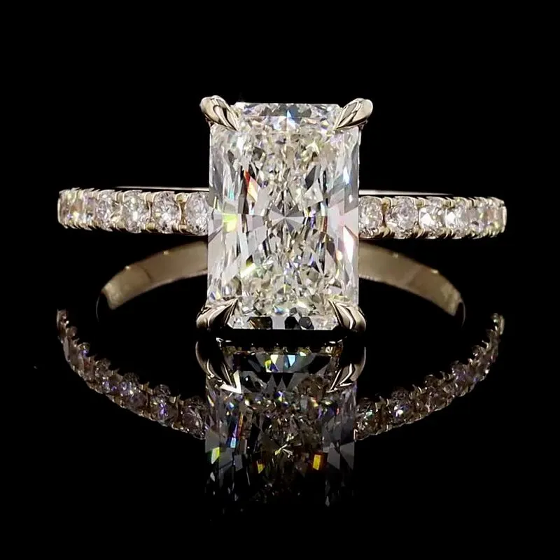 Radiant Solitaire Ring, design GD-SR-045