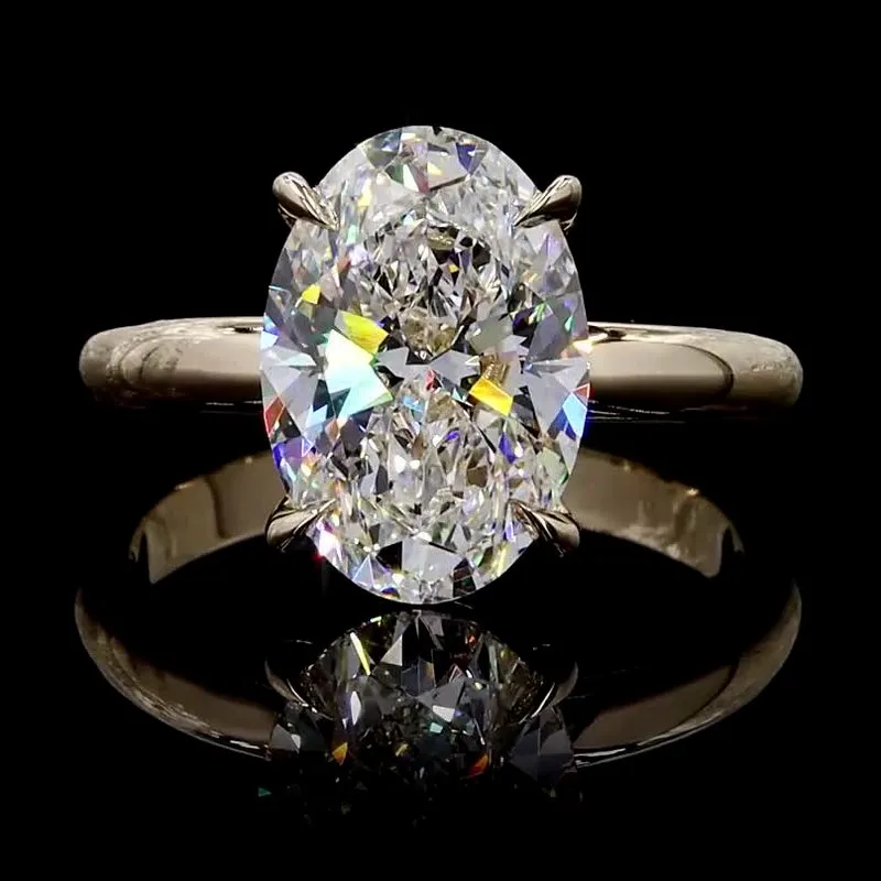 Oval Solitaire Ring, design GD-SR-046