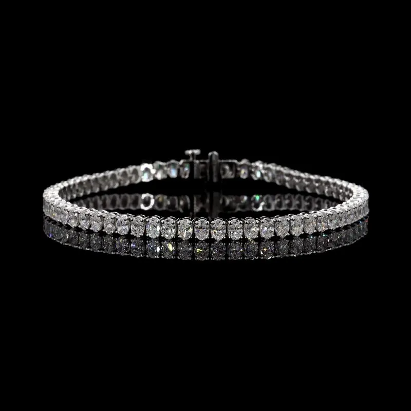Oval Tennis Bracelet, design GD-TB-004