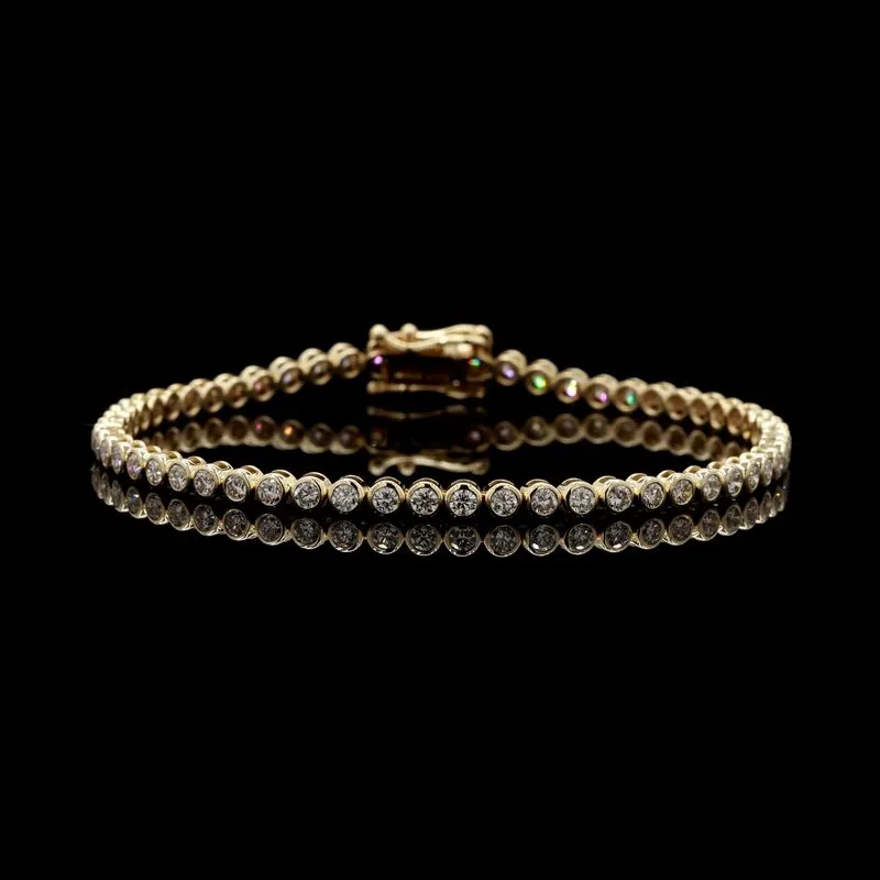 Round Tennis Bracelet, design GD-TB-012