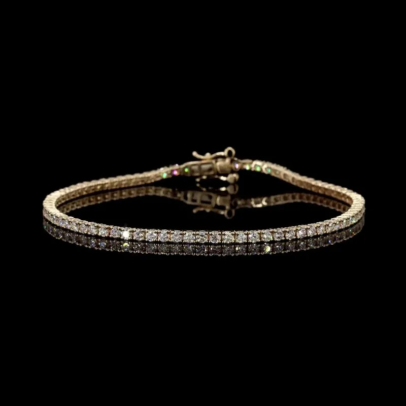 Round Tennis Bracelet, design GD-TB-019