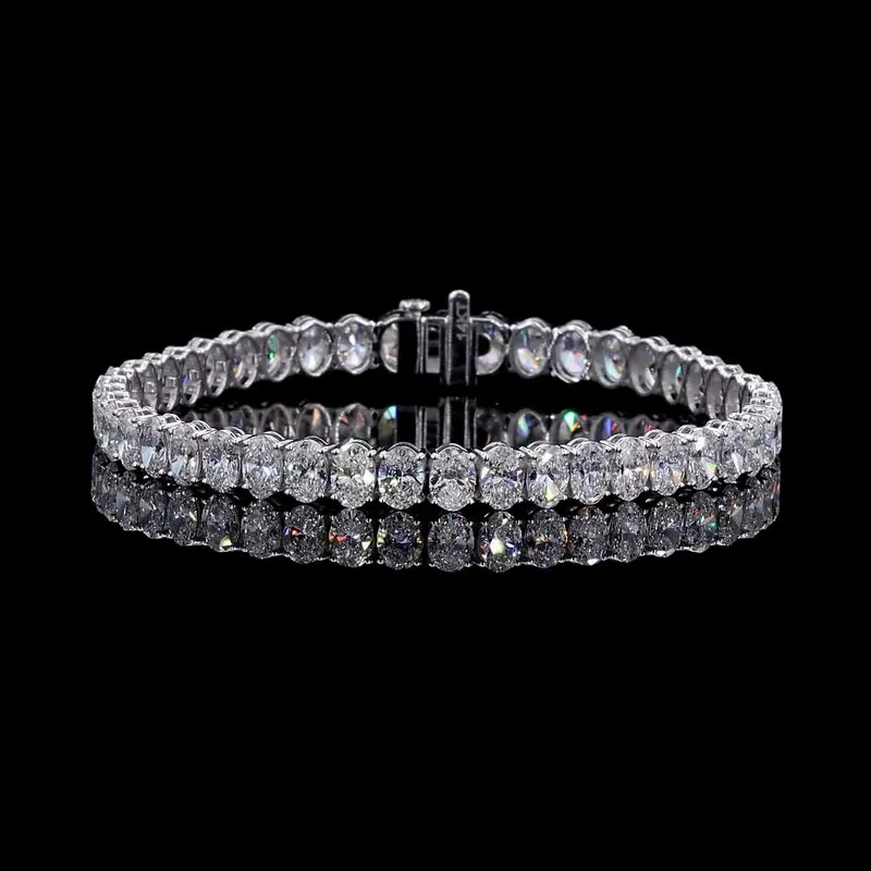 Oval Tennis Bracelet, design GD-TB-024