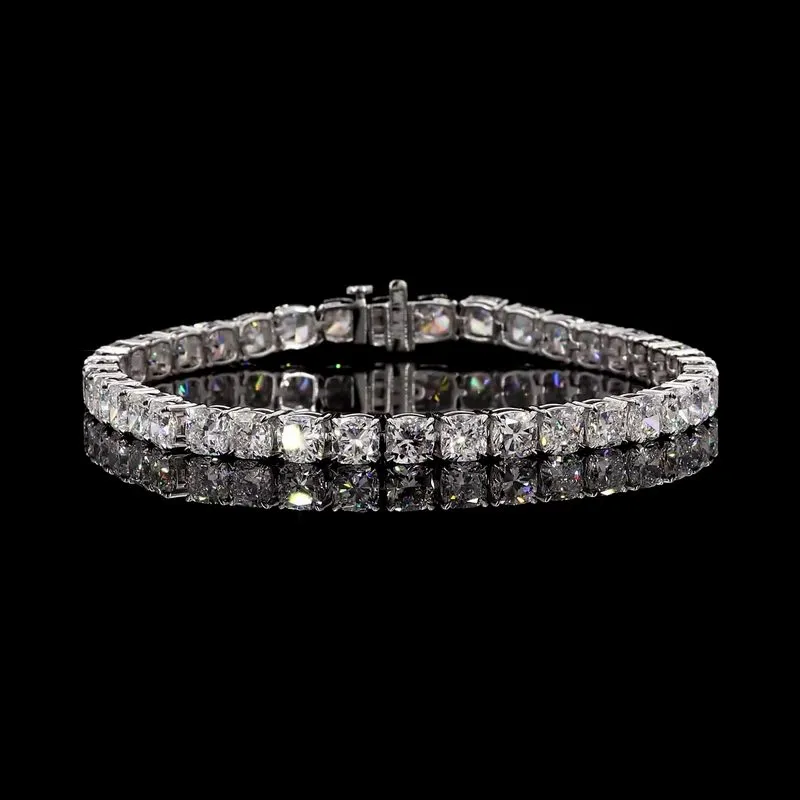Cushion Tennis Bracelet, design GD-TB-025